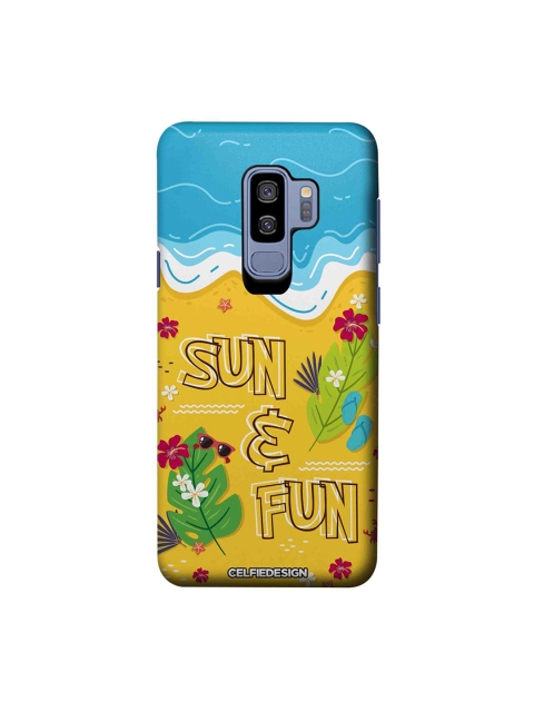 

CelfieDesign Blue & Yellow Sun And Fun Samsung Galaxy S9 Plus Back Cover Base 501