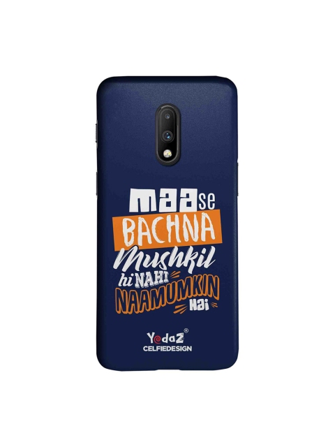 

CelfieDesign Multicoloured Maa Se Bachna Mushkil OnePlus 7 Back Cover, Multi