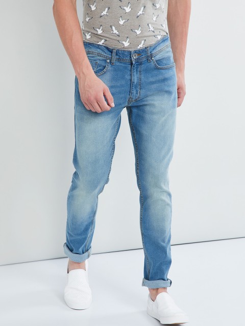 

max Men Grey Slim Fit Jeans
