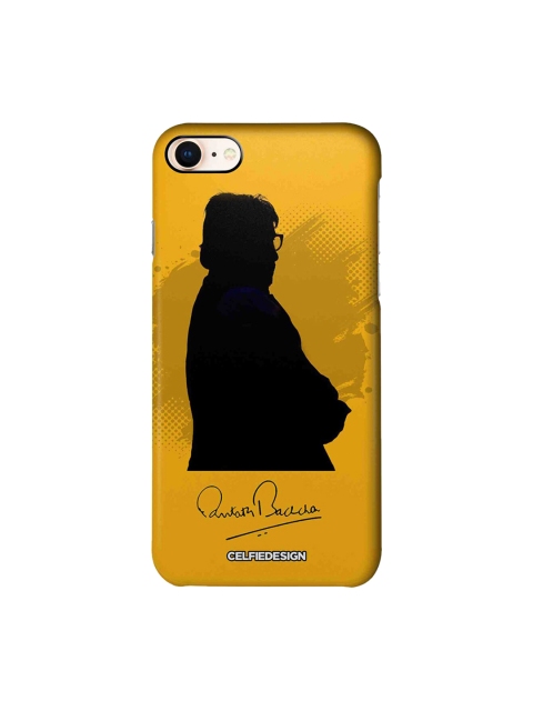 

CelfieDesign Yellow & Black BB With Signature Apple iPhone 8 Back Cover