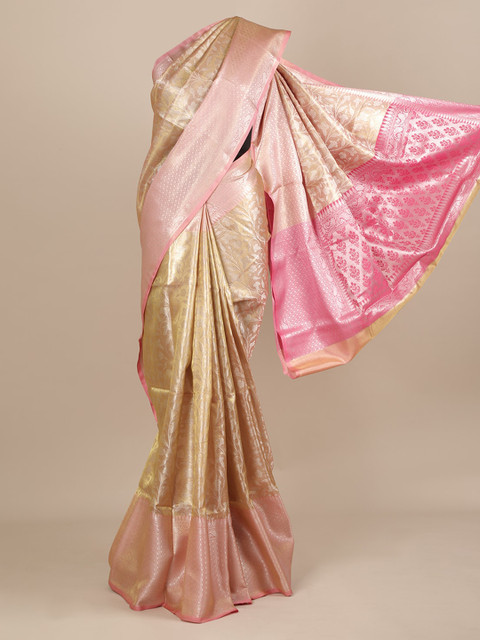 

Pothys Gold-Toned Woven Design Saree