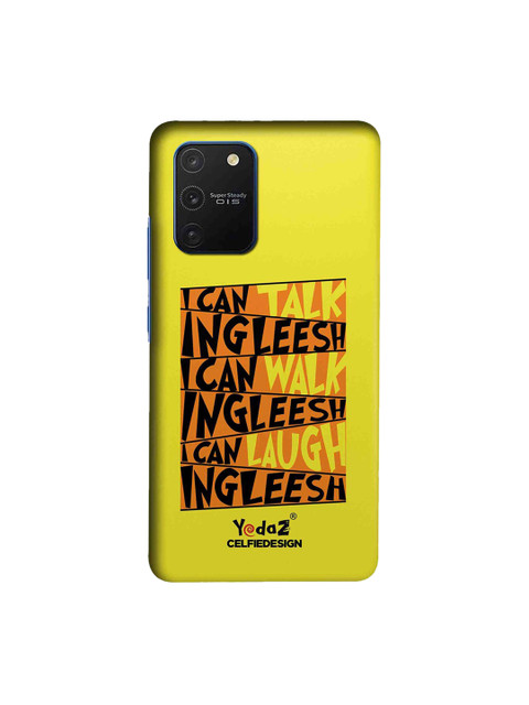 

CelfieDesign YellowI Can Talk Ingleesh I Can Samsung Galaxy S10 Lite Back Cover Yedaz, Yellow