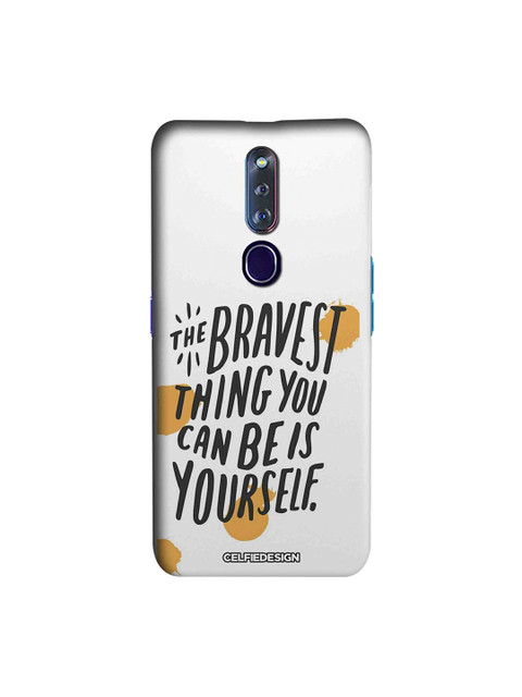 

CelfieDesign White Being Yourself Sustainable Oppo F11 Pro Back Case