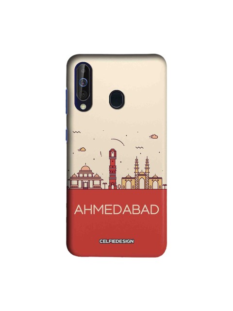 

CelfieDesign Multicoloured Ahmedabad skyline Samsung Galaxy A60 Back Cover, Multi