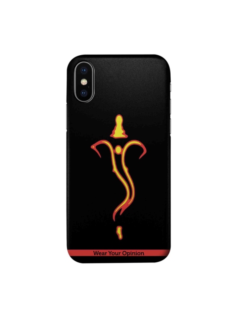 

CelfieDesign Black & Yellow Ganesha Neon Apple iPhone XS Back Cover