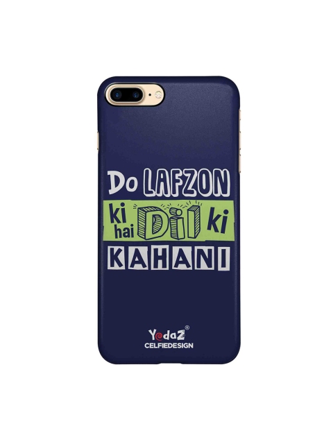 

CelfieDesign Do Lafzon Ki Kahani Apple iPhone 8 Plus Back Cover, Blue