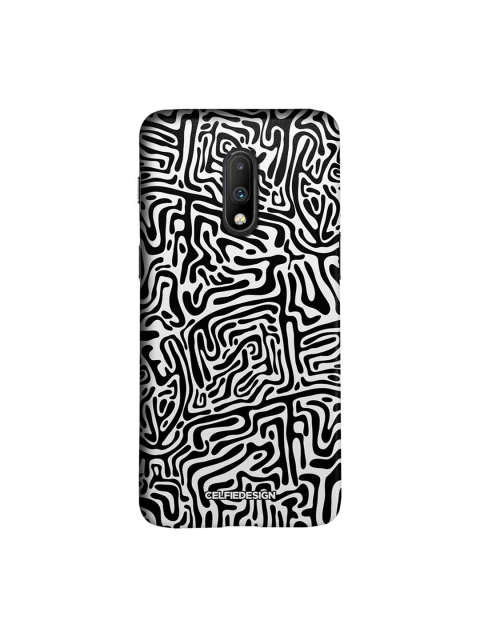 

CelfieDesign Black & White Maze Abstract Printed OnePlus 7 Sustainable Back Cover