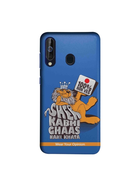 

CelfieDesign Blue 100 percent Nonveg Samsung Galaxy A60 Back Cover Wear Your Opinion