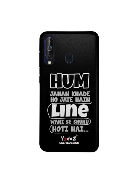 

CelfieDesign Black & White Hum Jahan Khade Ho Jate Printed Sustainable Samsung Galaxy M40 Back Case