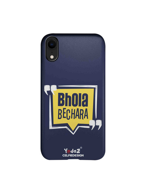 

CelfieDesign Yedaz Navy Blue & Yellow Bhola Bechara Apple iPhone XR Back Cover
