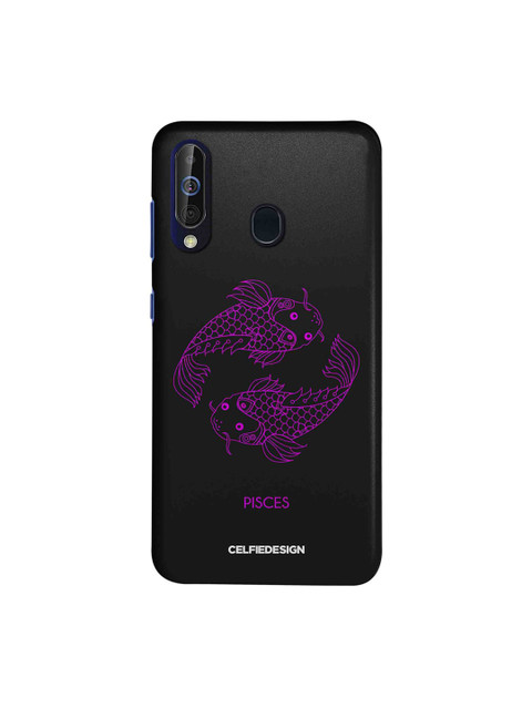 

CelfieDesign Pisces Samsung Galaxy A60 Back Cover Zodiac, Black