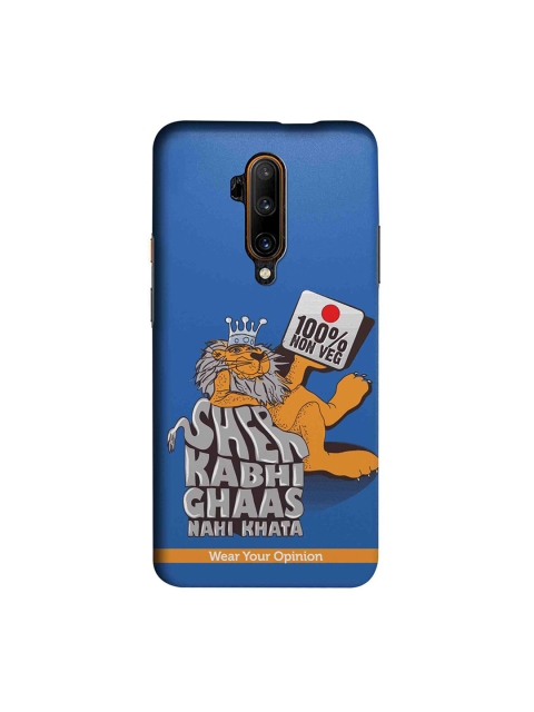 

CelfieDesign Blue & Orange 100 Percent Nonveg OnePlus 7T Pro Sustainable Back Cover