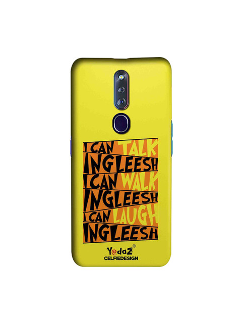 

CelfieDesign Yellow & Orange I Can Talk Ingleesh I Can Oppo F11 Pro Sustainable Back Cover