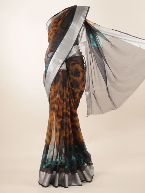 

Pothys Yellow Printed Saree
