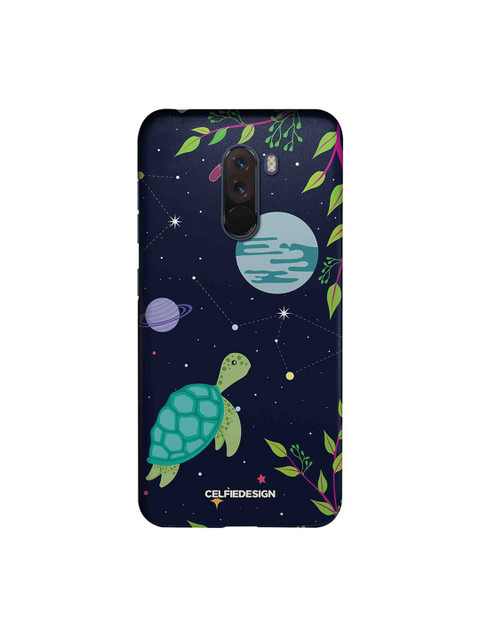

CelfieDesign Navy-Blue & Green Space Turtle And Nature Xiaomi Poco F1 Back Cover
