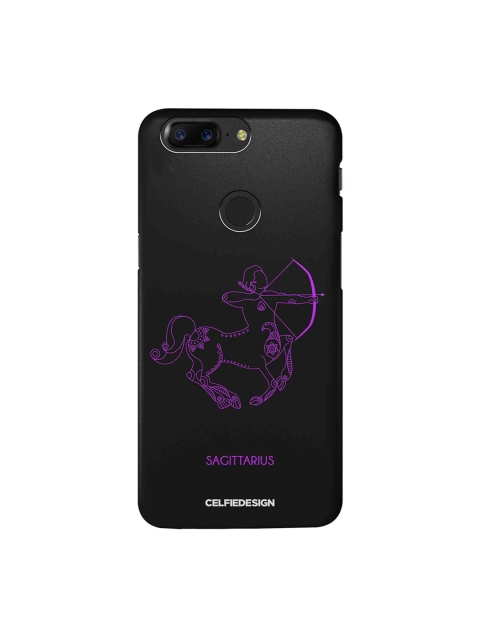 

CelfieDesign Black & Purple Sagittarius Zodiac OnePlus 5T Sustainable Back Cover