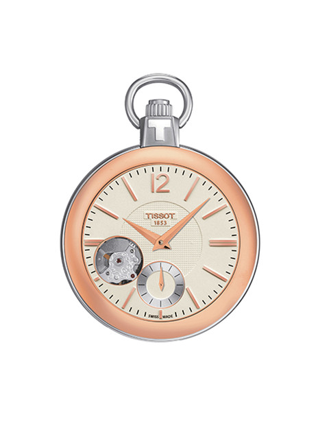 

TISSOT Men Cream-Coloured Analogue Pocket Watch T8534052926701
