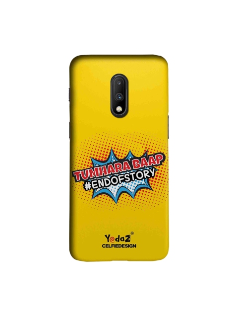 

CelfieDesign Tumhara Baap End of Story OnePlus 7 Back Cover Yedaz, Yellow