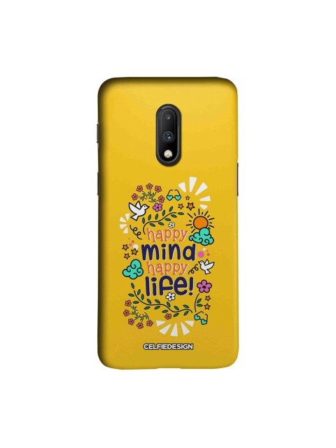 

CelfieDesign Yellow Happy Mind Happy Life OnePlus 7 Sustainable Case