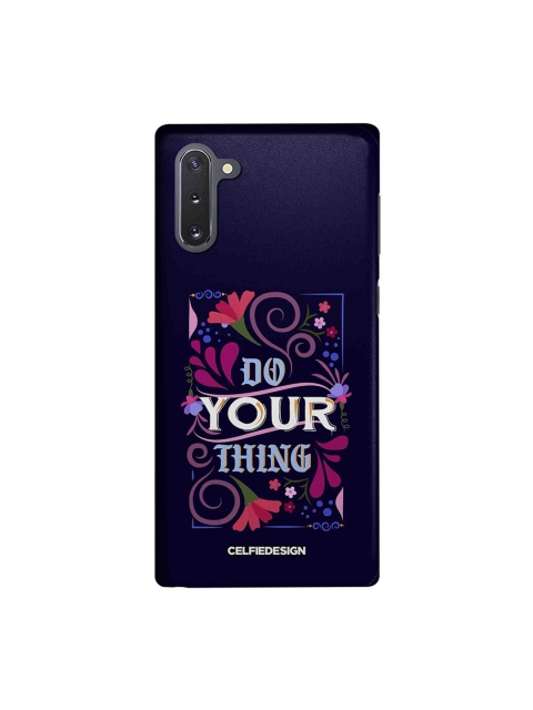 

CelfieDesign Navy-Blue & White Do Your Thing Samsung Galaxy Note10 Back Cover