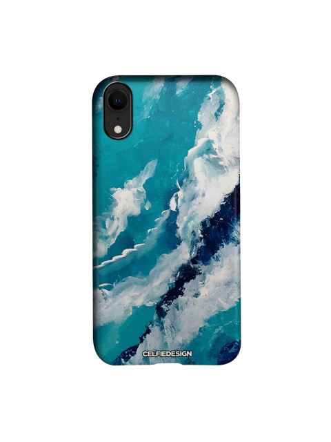 

CelfieDesign Blue & White Frothy Waves Apple iPhone XR Back Cover