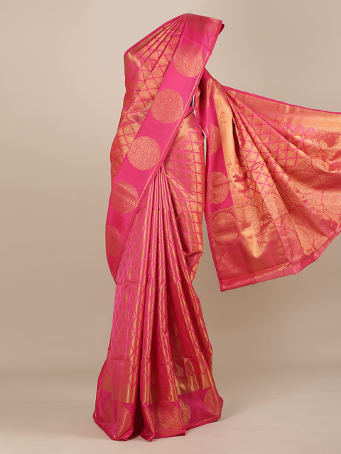 

Pothys Pink Woven Design Saree