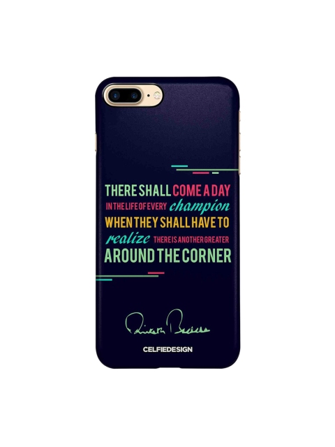 

CelfieDesign Unisex Blue Champion AB Quotes Apple iPhone 8 Plus Back Cover