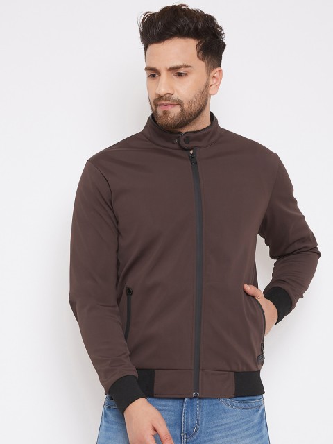 

Okane Men Coffee Brown Solid Bomber