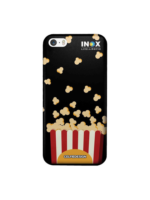 

CelfieDesign Multicoloured Popcorn INOX Apple iPhone SE Back Cover, Multi