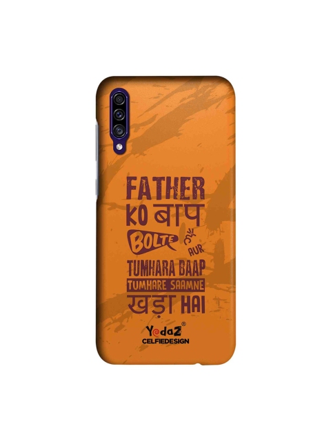 

CelfieDesign Orange Father Ko Baap Bolte Hai Samsung Galaxy A30s Cover