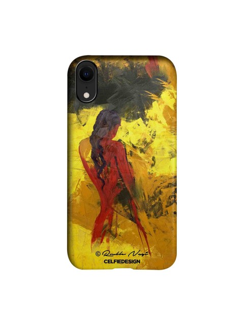 

CelfieDesign Yellow & Red Lady In Red Printed iPhone XS Max Back Cover