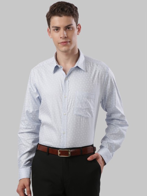 

Next Look Men Blue Regular Fit Printed Casual Shirt