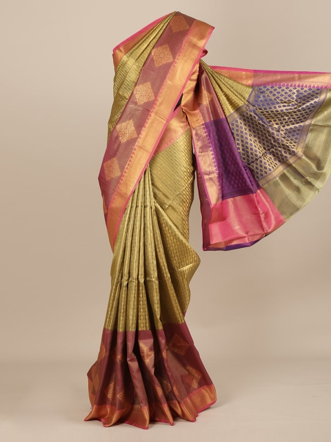 

Pothys Gold-Toned Woven Design Saree