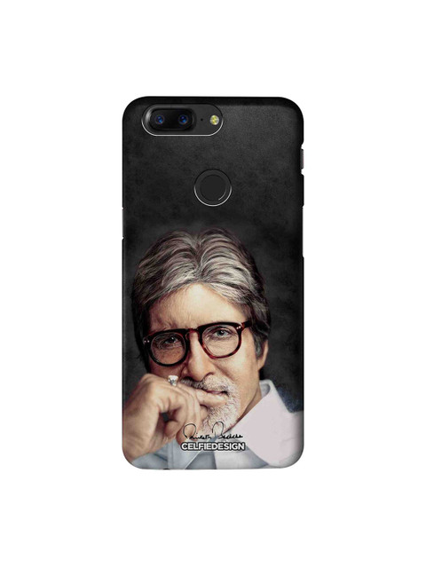 

CelfieDesign Black & Beige BigB AB Collections Quirky Sustainable OnePlus 5T Back Cover