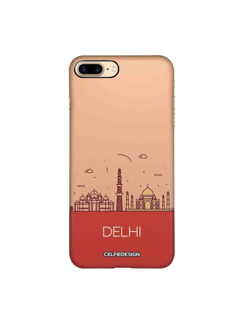 

CelfieDesign Peach Delhi Skyline Apple iPhone 8 Plus Back Cover Signature