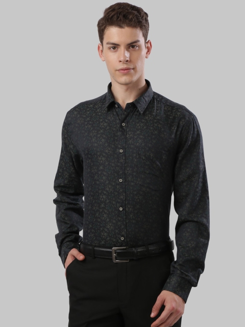 

Next Look Men Green Regular Fit Printed Formal Shirt