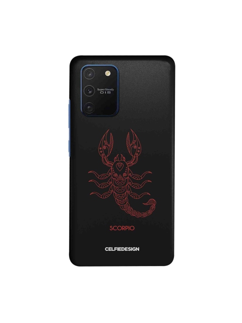 

CelfieDesign Unisex Black Scorpio Zodiac Samsung Galaxy S10 Lite Back Cover
