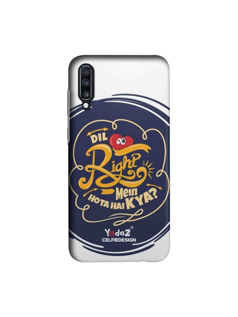 

CelfieDesign Multicoloured Dil Right Mein Hota Hai Kya Samsung Galaxy A70 Back Cover, Multi