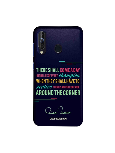 

CelfieDesign Multicoloured Champion AB Quotes Samsung Galaxy A60 Back Cover, Multi