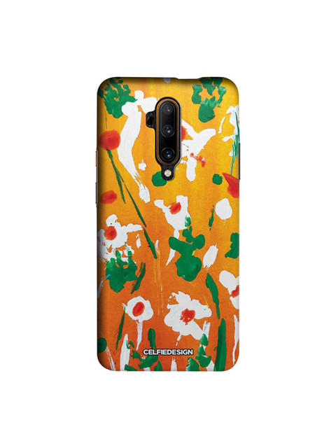 

CelfieDesign Multicolored Blooming Yellow OnePlus 7T Pro Back Cover, Multi