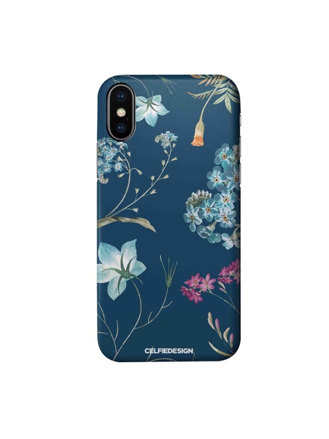 

CelfieDesign Blue & Pink Cerulean Printed iPhone XS Sustainable Back Cover