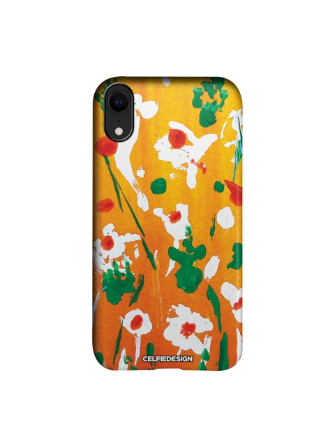 

CelfieDesign Orange & Green Blooming Yellow Printed iPhone XR Back Cover