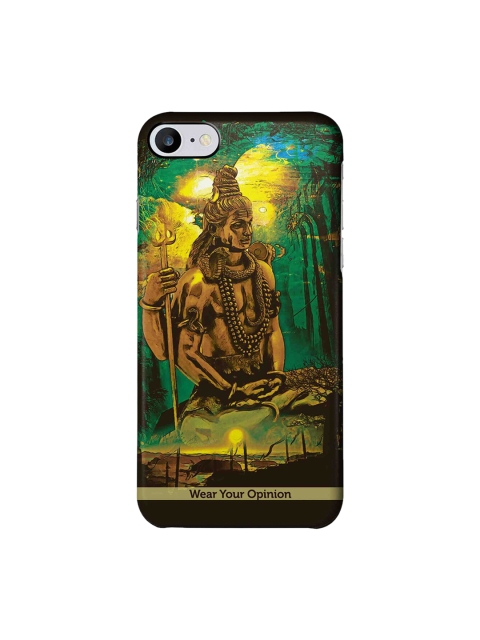 

CelfieDesign Green & Yellow Lord Shiva Printed iPhone 7 Back Cover