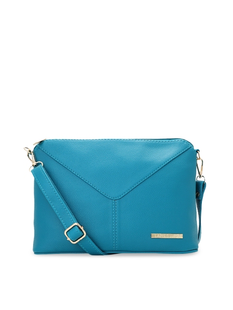 

Lapis O Lupo Turquoise Blue Solid Sling Bag