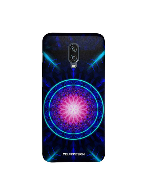 

CelfieDesign Black & Blue Trip Zone Mandala OnePlus 6T Sustainable Back Cover