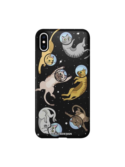 

CelfieDesign Black Cat In Space iPhone Xs Max Back Case