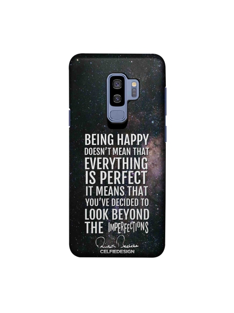 

CelfieDesign Black & White Printed Samsung Galaxy S9 Plus Back Cover, Multi