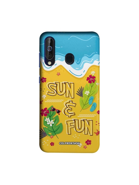

CelfieDesign Yellow Printed Sun And Fun Samsung Galaxy M40 Back Cover