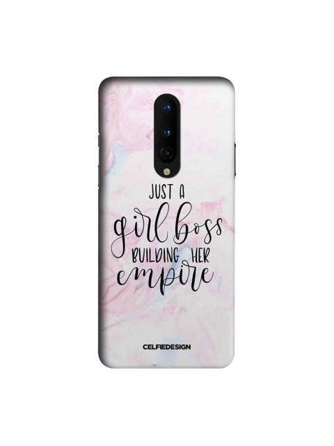 

CelfieDesign Unisex Pink Macmerise Illustrations Boss Lady OnePlus 8 Back Cover
