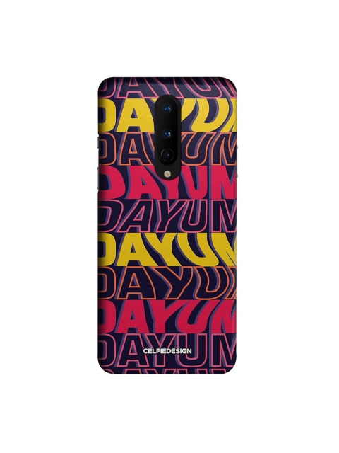 

CelfieDesign Red & Yellow Printed OnePlus 8 Back Cover